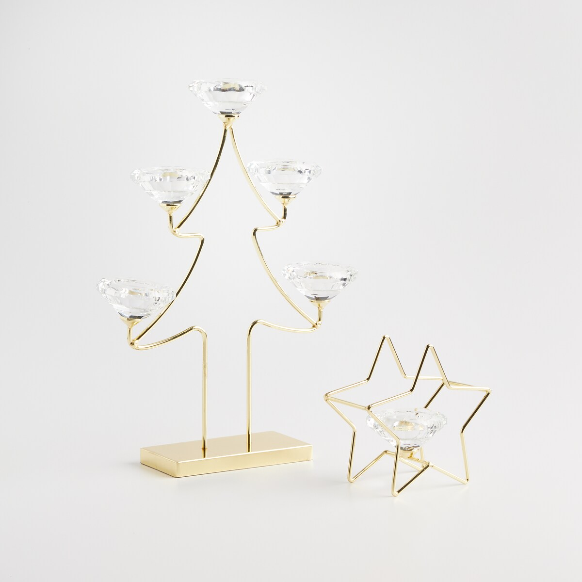 Świecznik Diamonds tree z motywem choinki