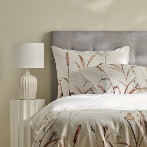 Pościel Z Mikrofibry Osmanta 160x200 cm z motywem roślinnym