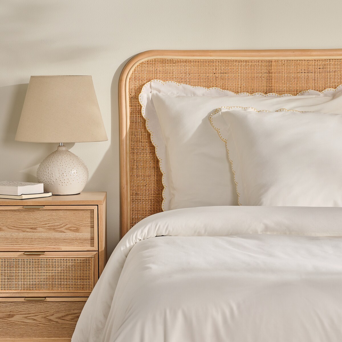 Pościel z bawełną z falbaną Aprilosa 160x200 cm