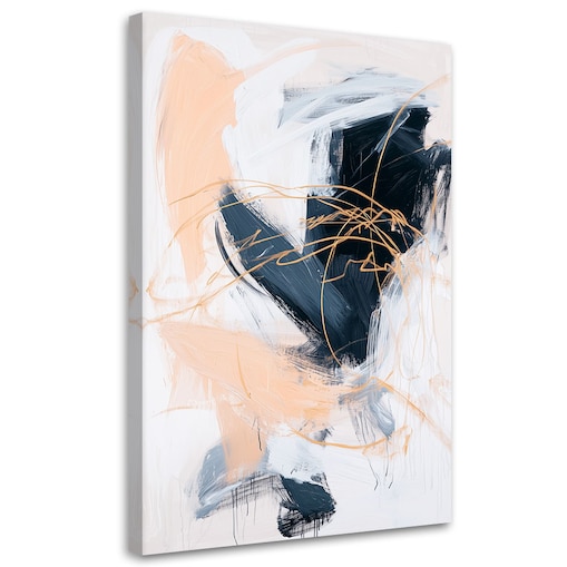 Feeby Obraz do salonu sypialni, Nowoczesna Abstrakcja imitacja farby 80x120