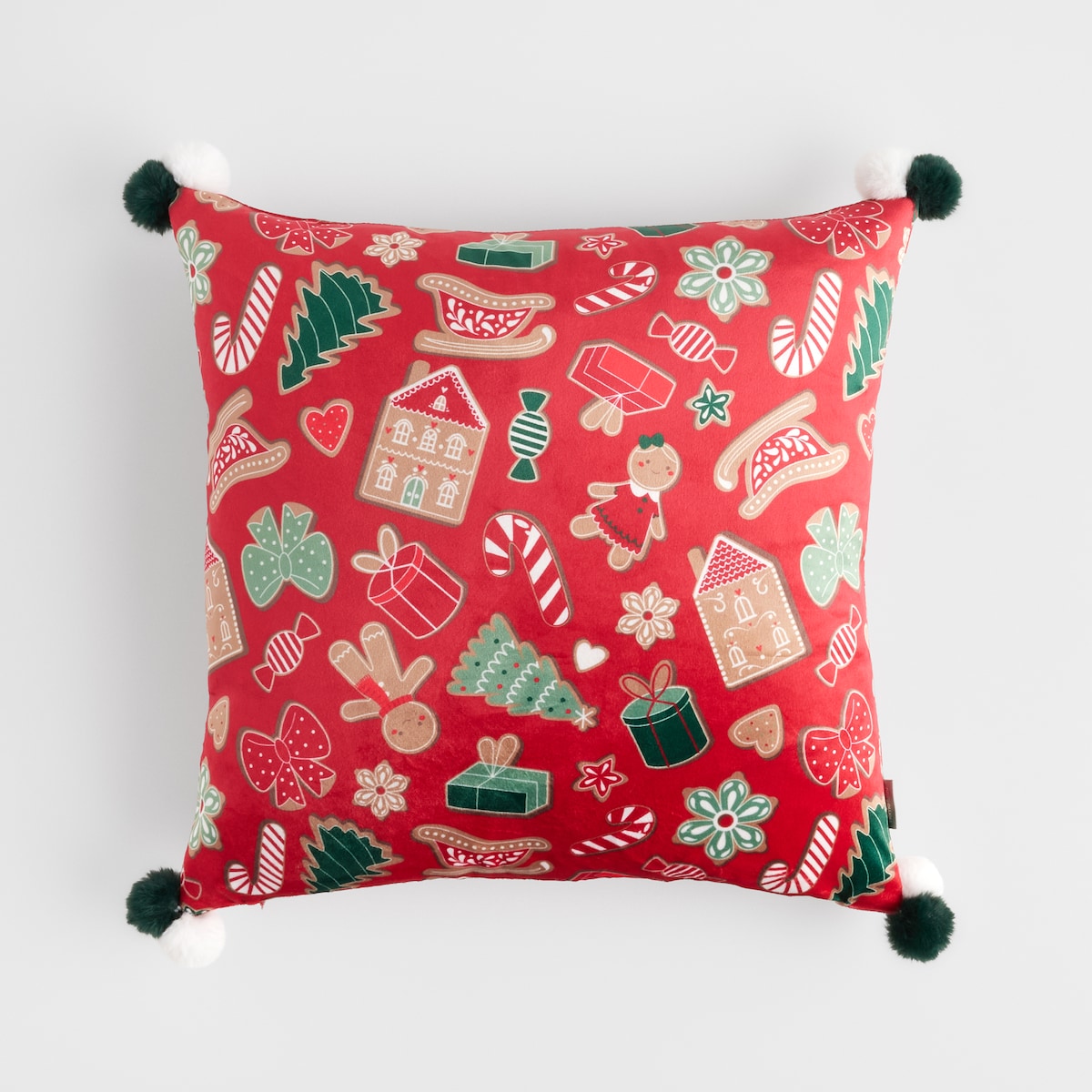 Poszewka z nadrukiem Ginno 45x45 cm z motywem piernika