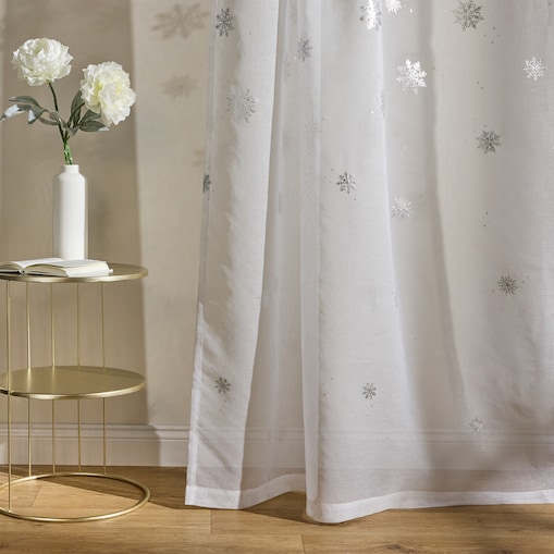 Firana z nadrukiem Frostello 140x250 cm