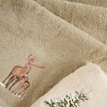 Komplet ręczników dekoracyjnych do twarzy lub rąk 2szt Winterwilde 30x50 cm