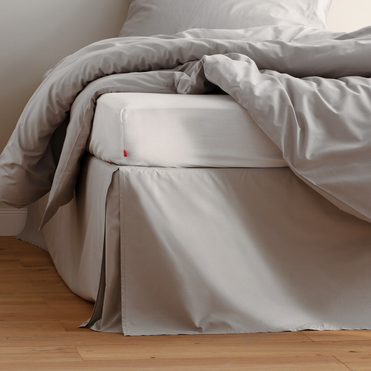 Lambrekin Łóżkowy z Perkalowej Bawełny Lambreso h 45 cm / 160x200 cm