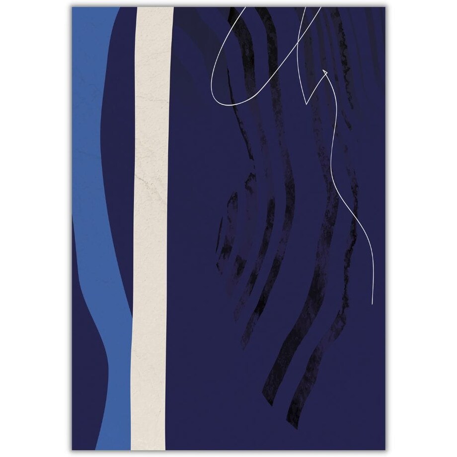 plakat geometric abstract 2 21x30 cm