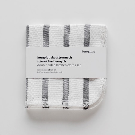 Komplet Ścierek Scrub 25x25 cm w pepitkę