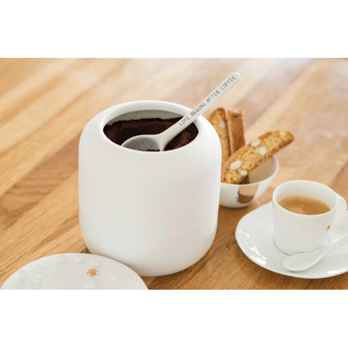 Miarka do kawy - Life begins after coffee, 14.5 x 2.5 cm, Raeder