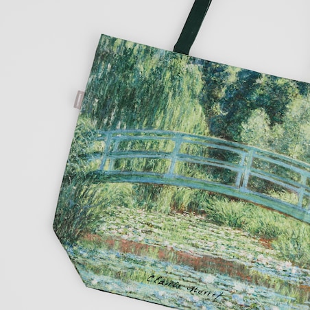 Torba Japanese bridge 50x40 cm z motywem z obrazu Claude'a Moneta