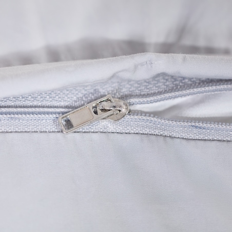 Jednokolorowa pościel z perkalu z lamówką Perlamo 200x220 cm