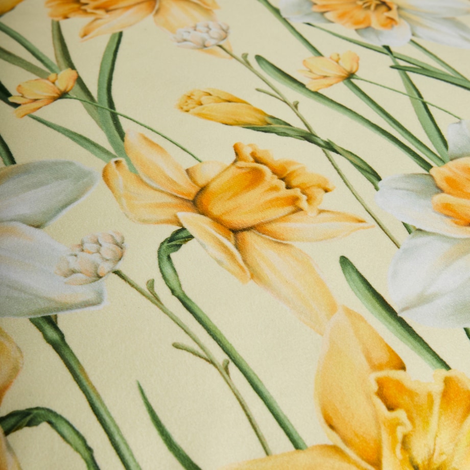 Poszewka z nadrukiem Daffelis 45x45 cm z motywem kwiatowym