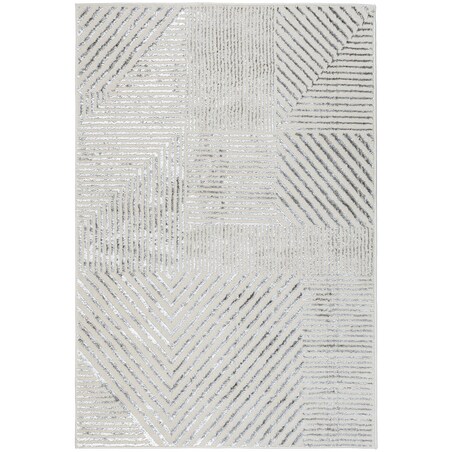 Dywan nowoczesny Tori 120x170 cm e-floor OEKO-TEX geometryczny szary