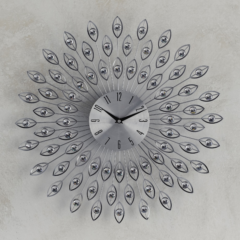 Zegar Ścienny Crystal peacock