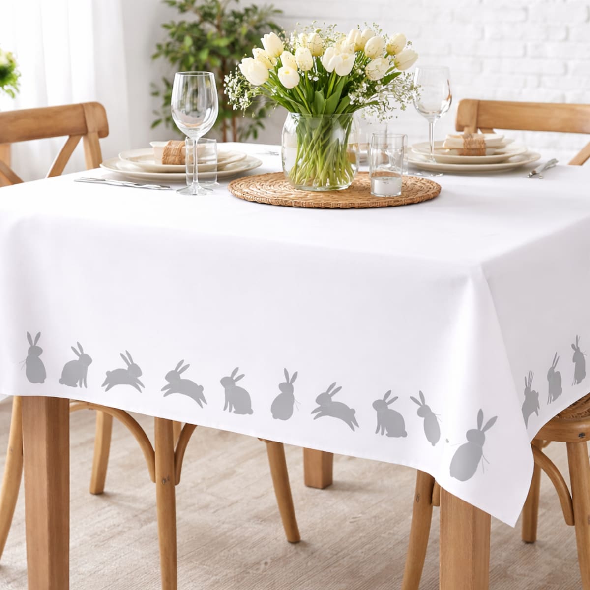 Obrus Drukowany Easter rabbit 140x220 cm