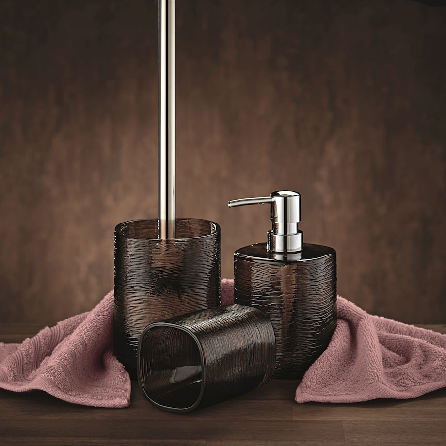 Kleine Wolke Qubo Kubek łazienkowy brązowy