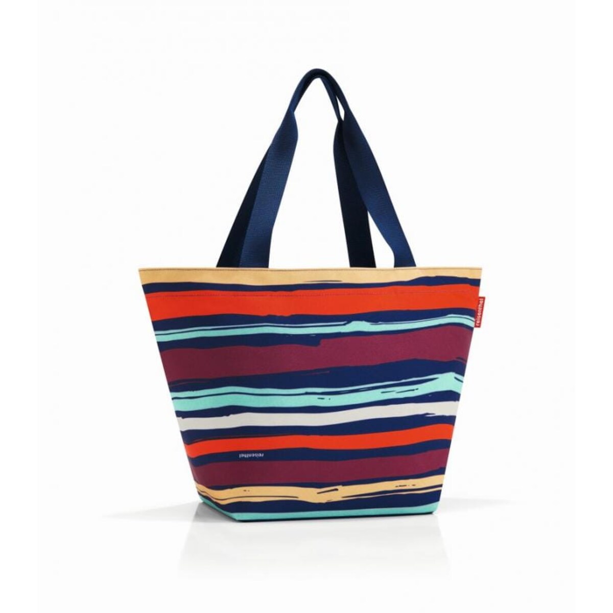 Torba shopper M artist stripes - poliester, 15 l