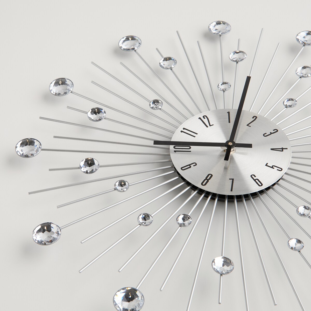 zegar ścienny z kryształkami cristala ø 50 cm