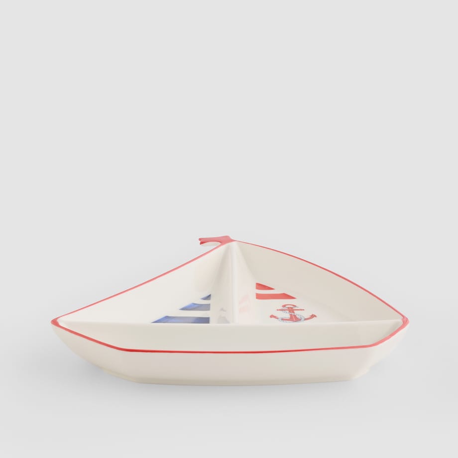 Patera Ancorare z motywem morskim