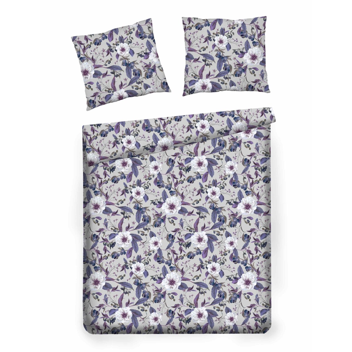 Pościel z bawełny satynowej Verise 160x200 cm z wzorem kwiatowym