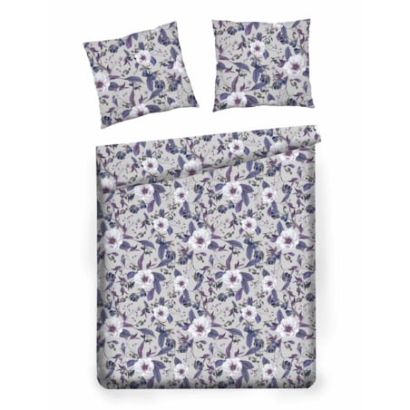 Pościel z bawełny satynowej Verise 160x200 cm z wzorem kwiatowym