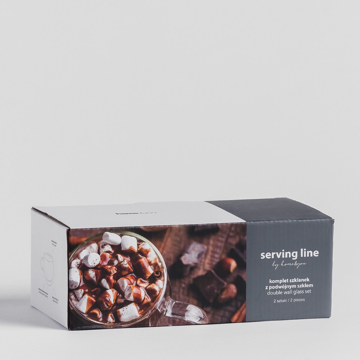 Komplet Szklanek Doppio 2 Cappuccino