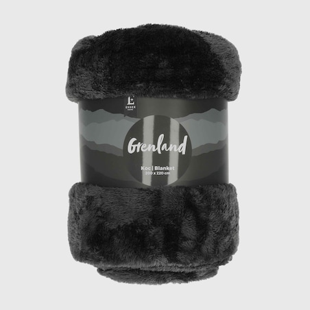 Jednokolorowy koc Grenland VI 200x220 cm