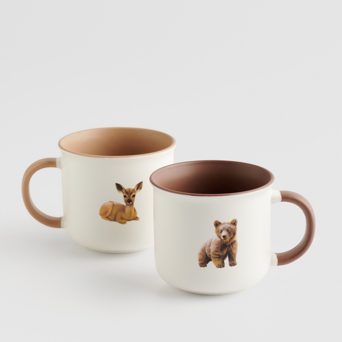 Komplet Kubków Babydeer z motywem zwierzęcym