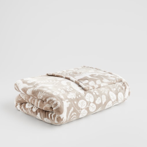 Koc Misne 200x220 cm z motywem zwierzęcym