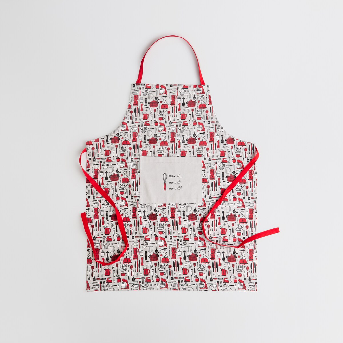 Fartuch Utensillo 70x85 cm z motywem kulinarnym