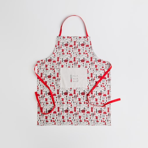 Fartuch Utensillo 70x85 cm z motywem kulinarnym