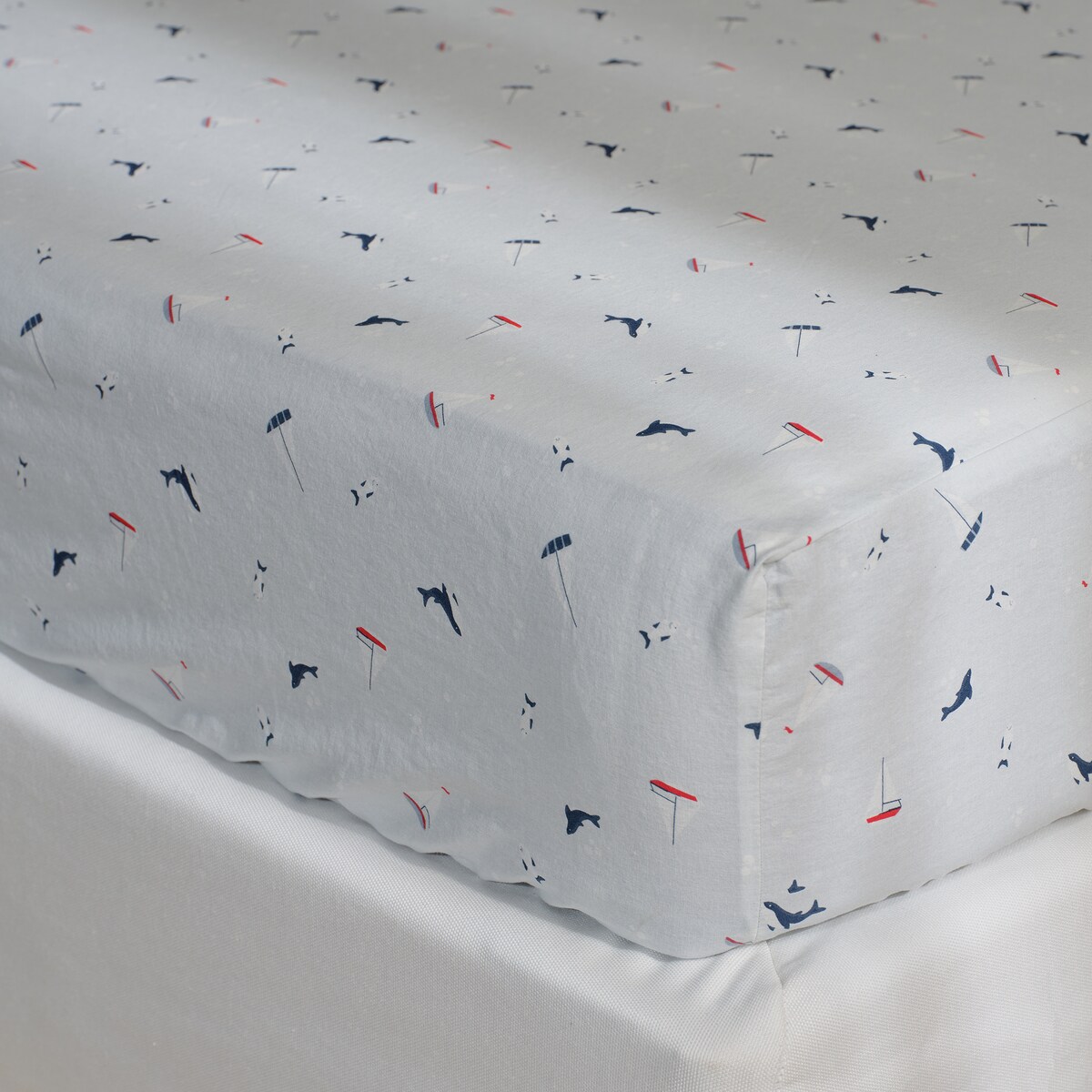 Prześcieradło bawełniane z gumką Pelorka 140x200x25 cm