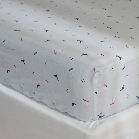 Prześcieradło bawełniane z gumką Pelorka 140x200x25 cm