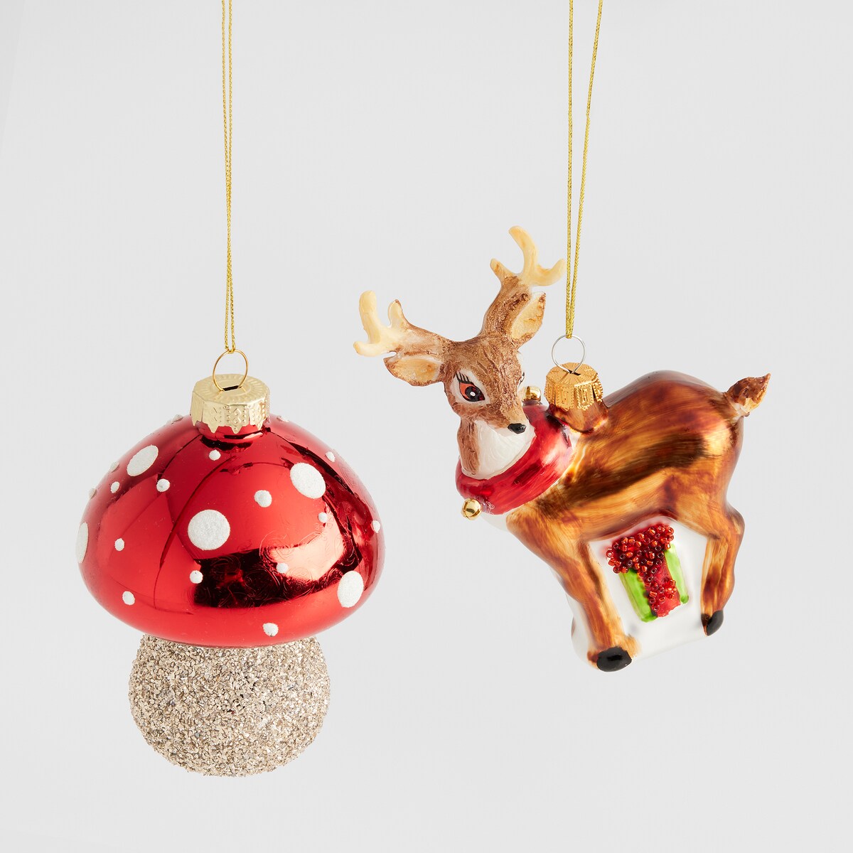 Bombka szklana Regalos z motywem renifera