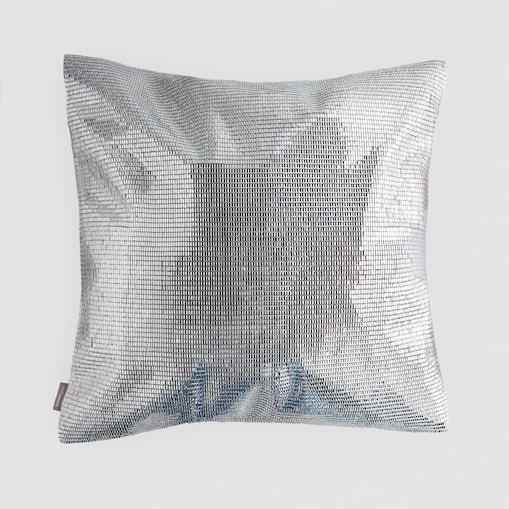 Poszewka dekoracyjna Riflessini 45x45 cm z motywem geometrycznym