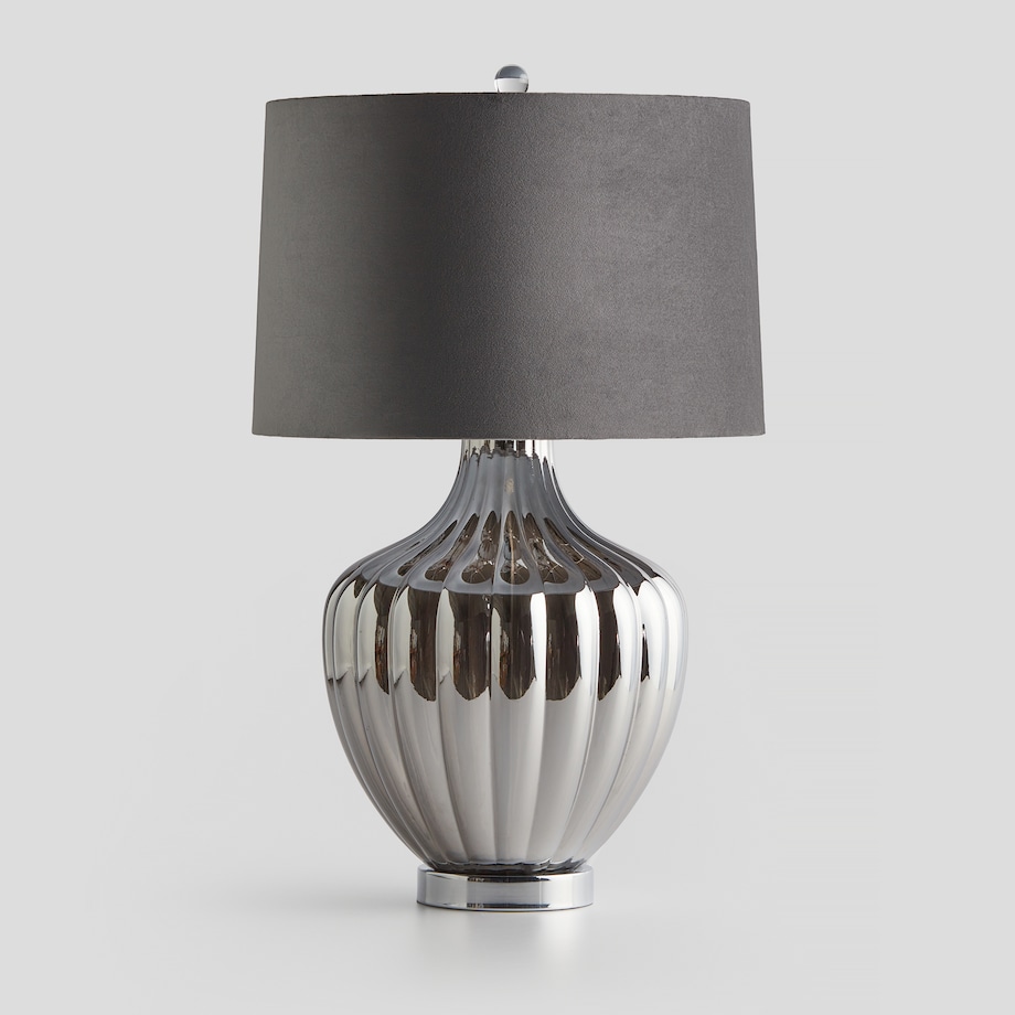 Lampa Stołowa Ze Szklaną Podstawą Norma