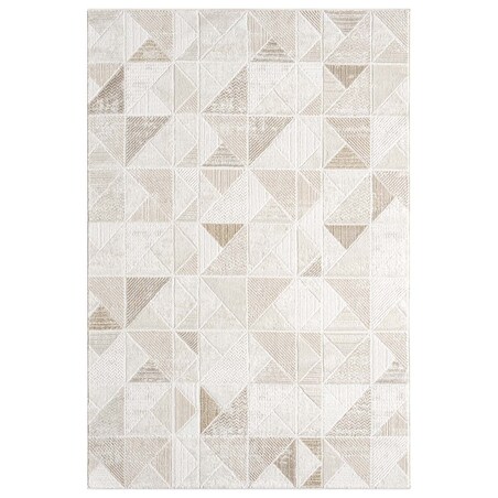 Dywan strukturalny geometryczny Antique 2310 Krem 80x300