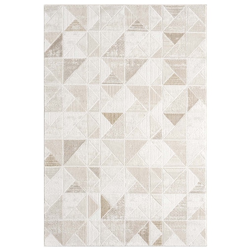 Dywan strukturalny geometryczny Antique 2310 Krem 80x300