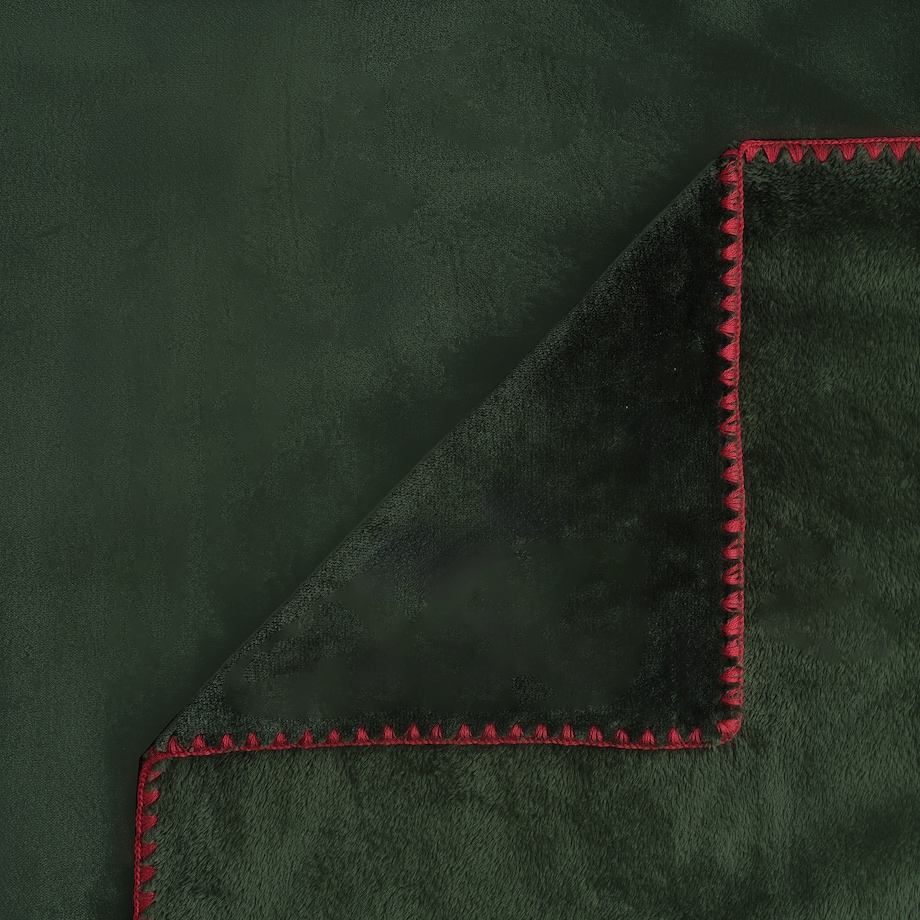 Jednokolorowy koc z wiskozą Maresa 150x200 cm