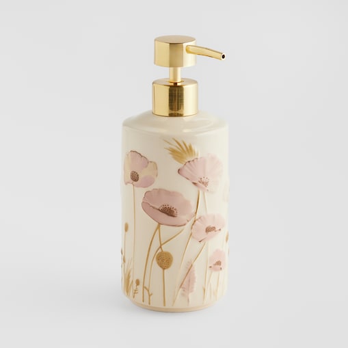 Dozownik Poppina z motywem kwiatowym