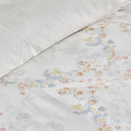 Pościel z bawełny satynowej Carlot 200x220 cm z motywem kwiatowym