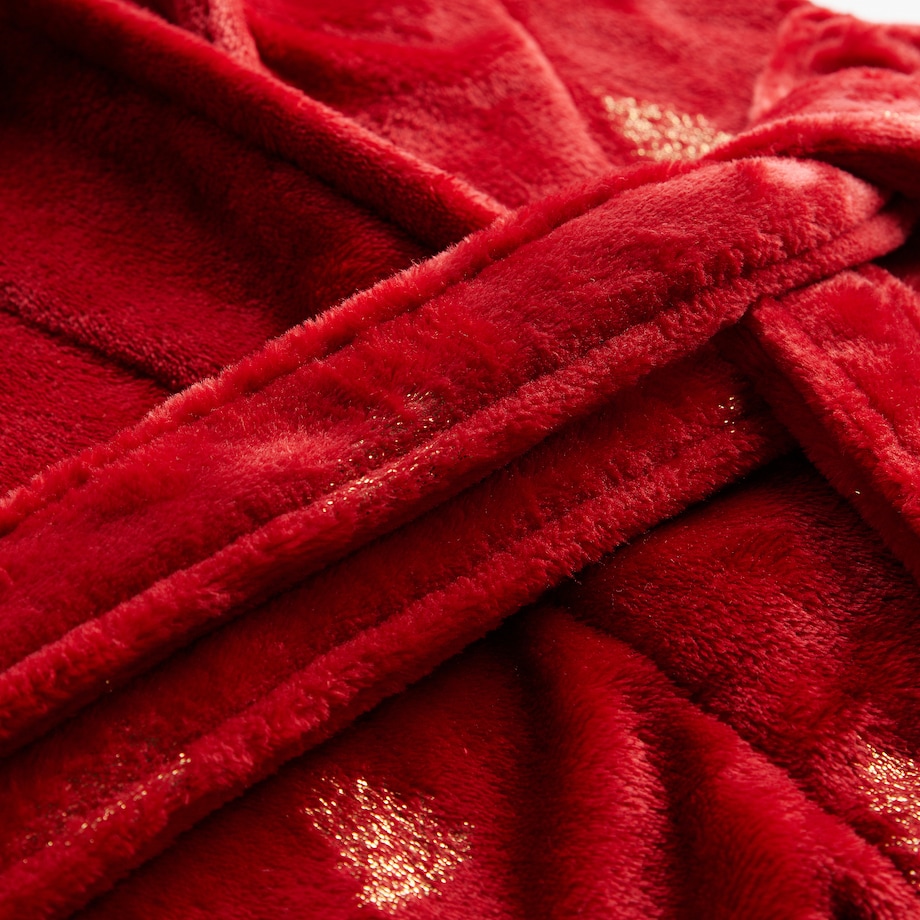 Szlafrok Genna z motywem choinki