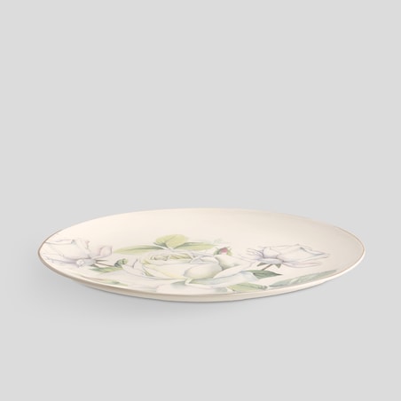 Talerz Obiadowy Arrosa z motywem kwiatowym