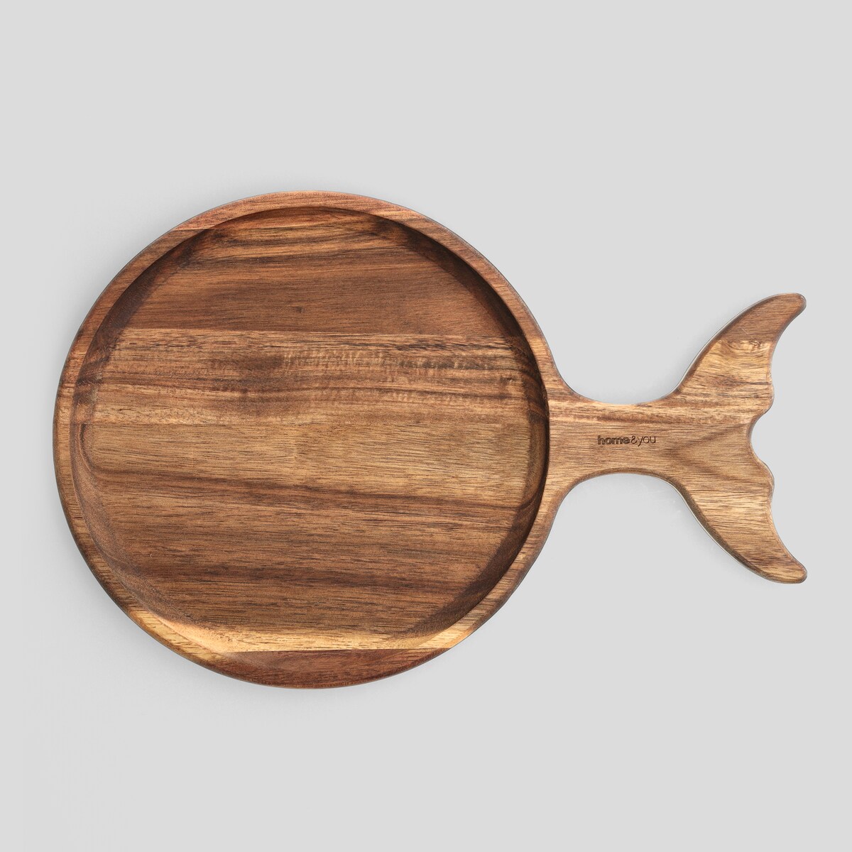 Deska do serwowania z ogonem wieloryba, fishtail z motywem morskim