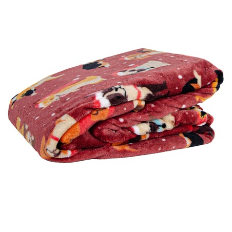 Drukowany koc Winter Fellows 150x200 cm