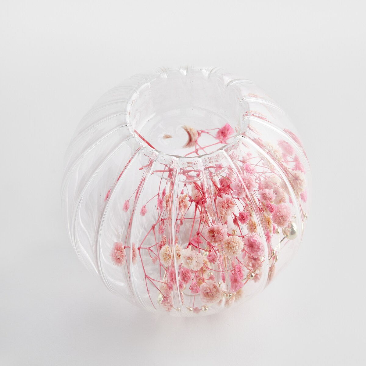 Świecznik Flonna z motywem roślinnym