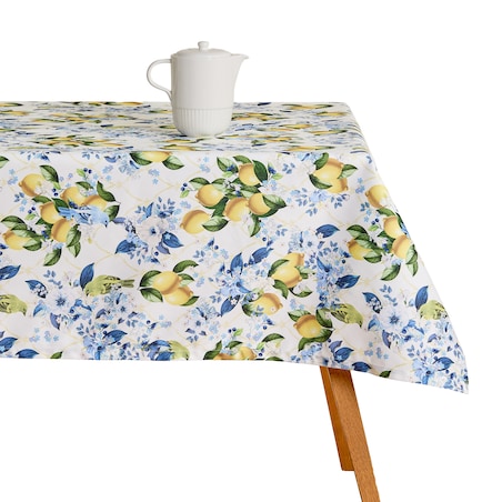 Obrus z nadrukiem Lemondi 130x180 cm z motywem owoców
