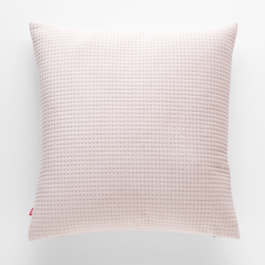 Poszewka Welwetowa Pontoso 45x45 cm w groszki