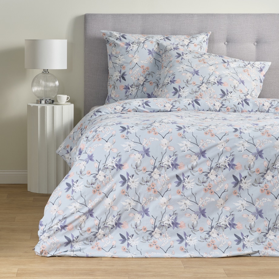 Pościel Bawełniana Morisa 200x220 cm z wzorem kwiatowym