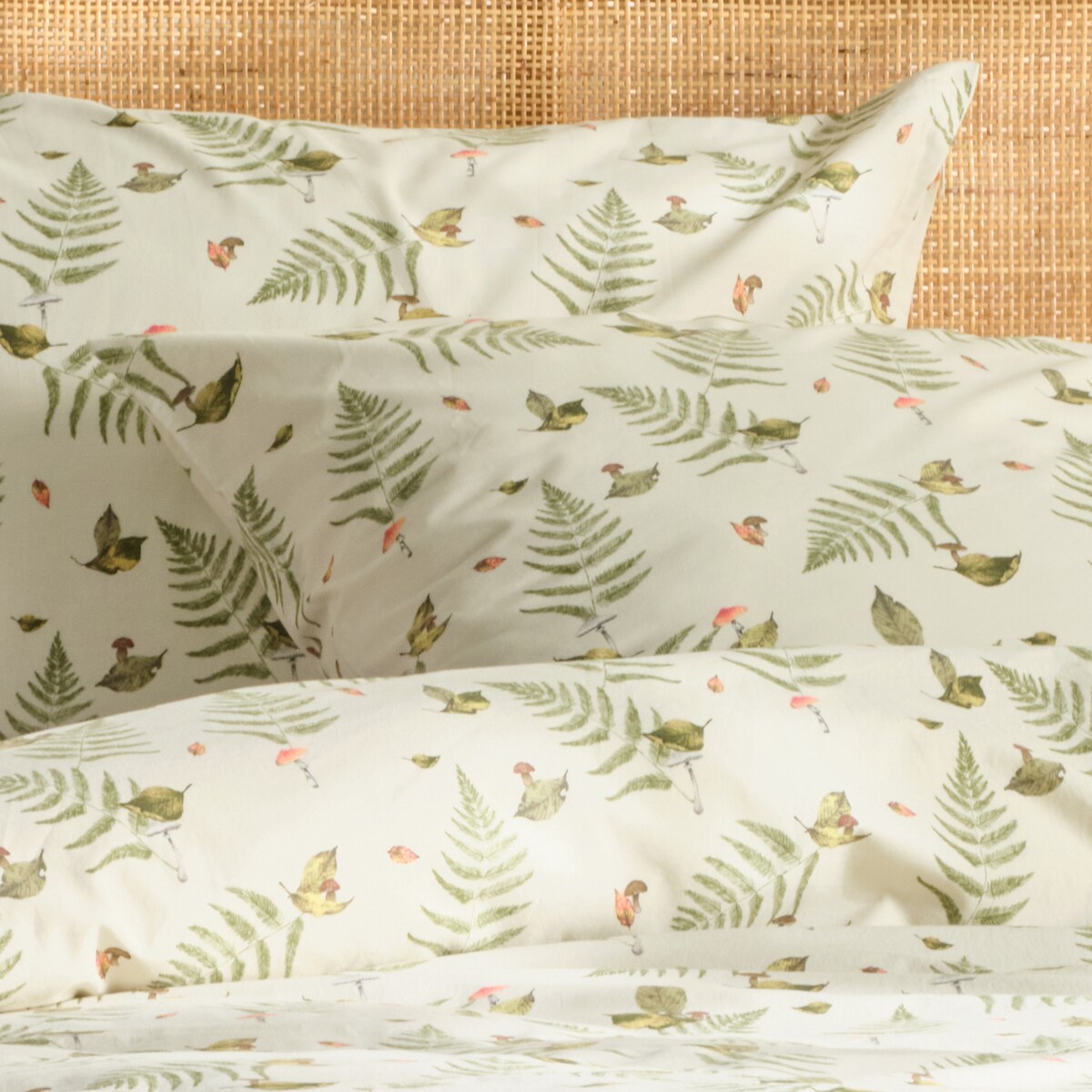 Pościel Bawełniana Shroomsis 160x200 cm z motywem grzyba