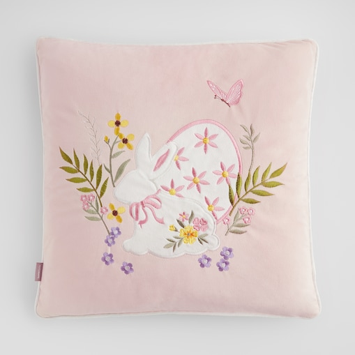 Poszewka Haftowana Lapique 45x45 cm z motywem królika