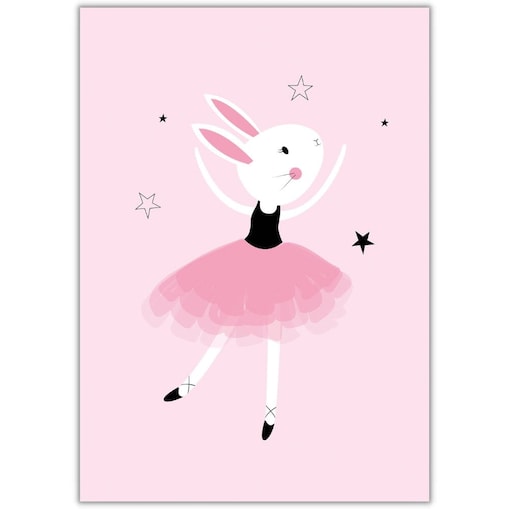 plakat cute ballerina 2 70x100 cm